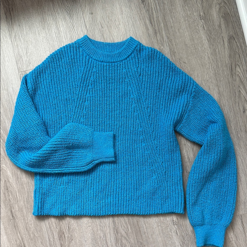BP Women's Blue Knit Sweater